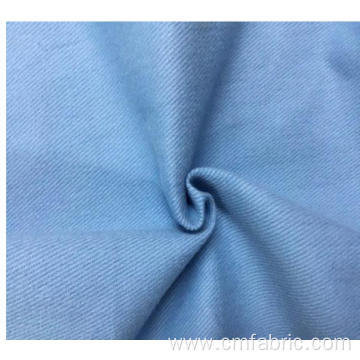 woven Lyocell cotton mixed twill plain dyed fabric